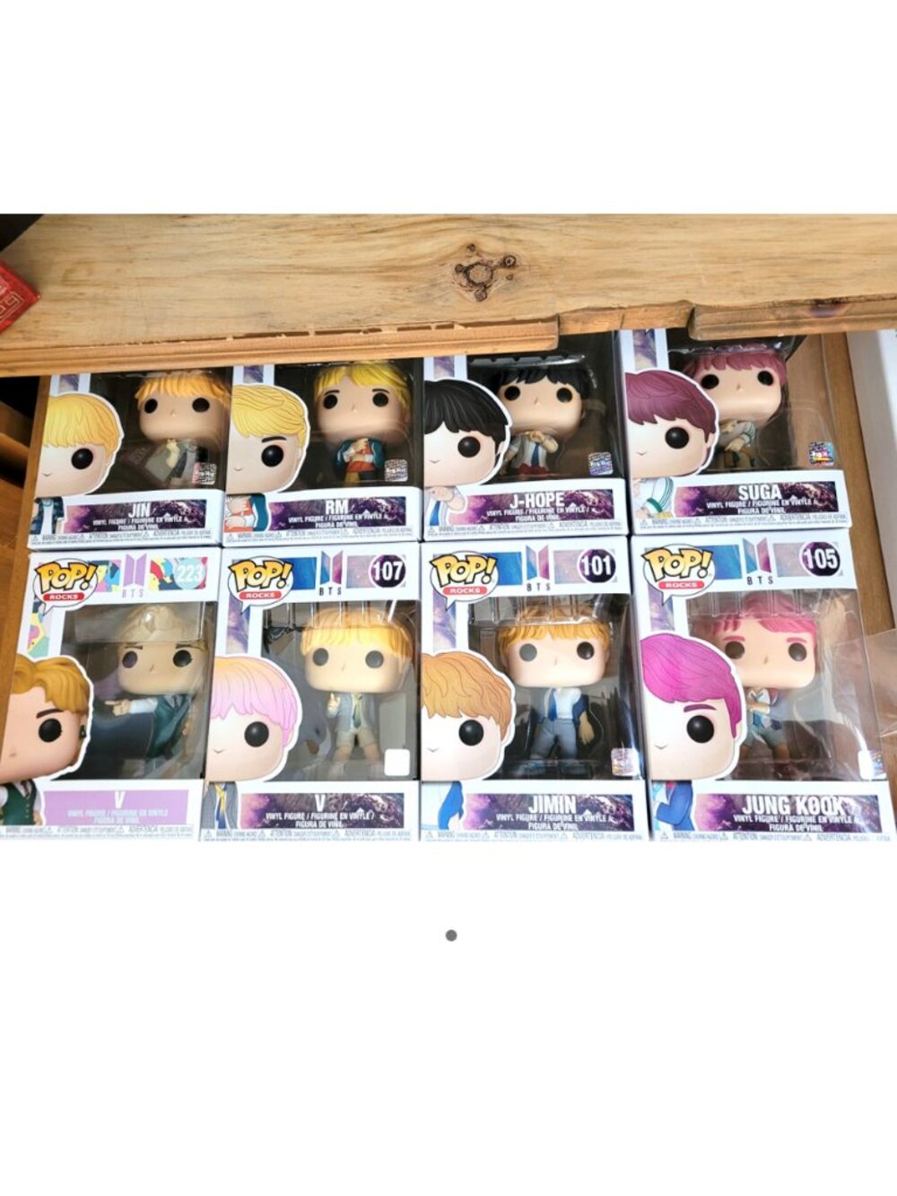 Funko Pop! BTS 8-Pack Brand New In Box! Never Opened!